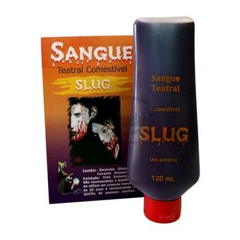 Sangue Teatral Comestível Slug 120ml (PRONTA ENTREGA)