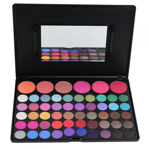 Paleta 56 Cores Sombra + 6 Cores Blush (PRONTA ENTREGA)