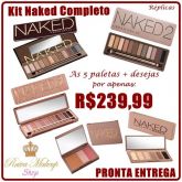 Kit com as 5 Paletas NAKED réplicas (PRONTA ENTREGA)